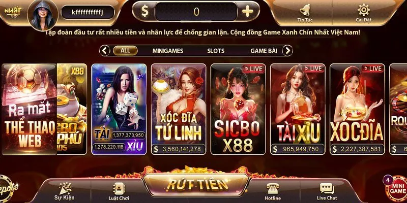 Tài xỉu Nhatvip